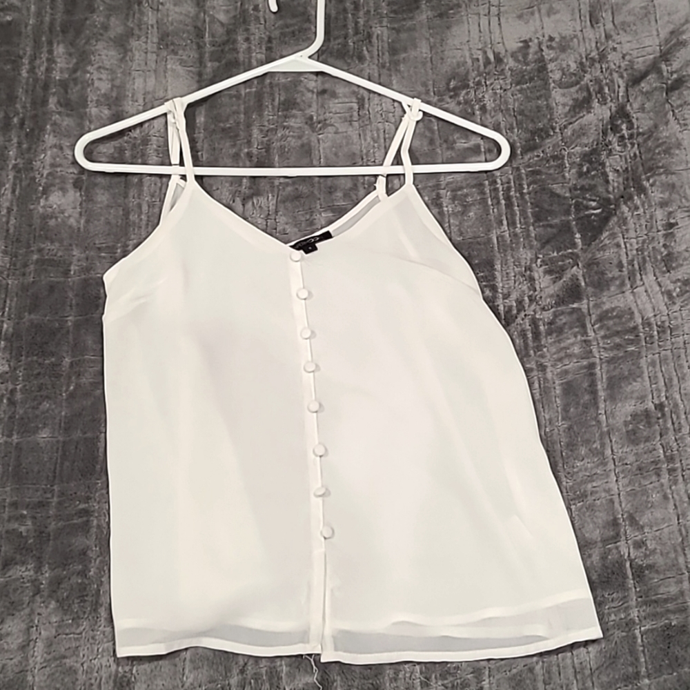 Button up tank top